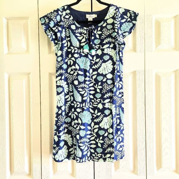 Vineyard Vines Ruffle Cap Sleeve Sheath Minidress Women's XS - Picture 1 of 6